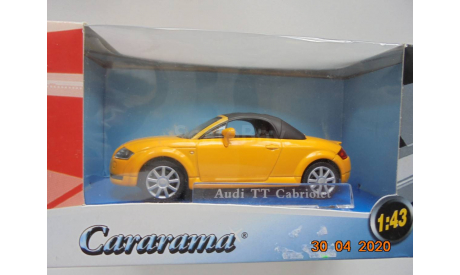 AUDI TT CABRIO 1/43 CARARAMA, масштабная модель, scale43