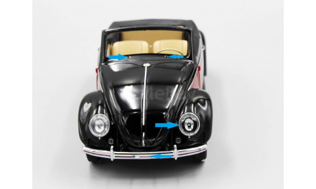 Volkswagen Beetle 1949, запчасти для масштабных моделей, Minichamps, scale18