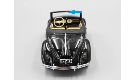 Volkswagen Beetle 1949, запчасти для масштабных моделей, Minichamps, scale18