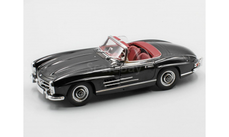 MERCEDES 300 SL ROADSTER (W198) - 1957 - BLACK, масштабная модель, Mercedes-Benz, Minichamps, scale18