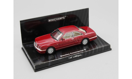 BENTLEY CONTINENTAL R - 1996 - RED METALLIC, масштабная модель, Minichamps, scale43