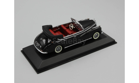 MERCEDES 300 CABRIOLET (W186) - 1952 - BLACK, масштабная модель, Minichamps, scale43, Mercedes-Benz