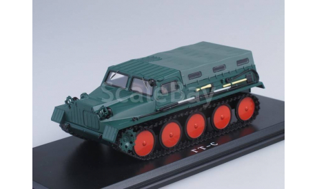 ГТ-С снегоболотоход с тентом 1954г. SSM, масштабная модель, scale43, Start Scale Models (SSM), ГТ - С