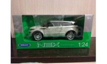 RANGE  ROVER EVOQUE 3d Белый, масштабная модель, Welly, scale24