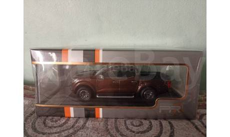 Nissan Navara 2017г., metallic-brown, масштабная модель, Premium X, scale43