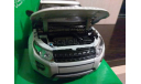 RANGE  ROVER EVOQUE 3d Белый, масштабная модель, Welly, scale24