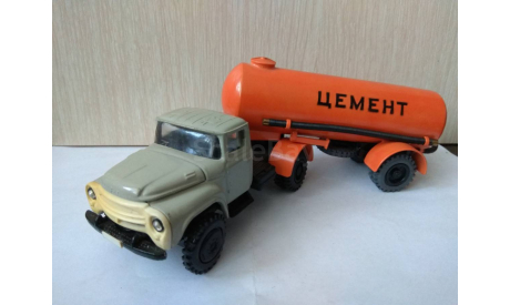 ЗИЛ 130В1 С П/ ПРИЦЕПОМ ТЦ - 4 ’ЦЕМЕНТ’, масштабная модель, Каменец Подольский, scale43