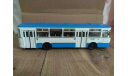 ЛИАЗ 677М СЕРО - СИНИЙ, масштабная модель, Советский Автобус, 1:43, 1/43
