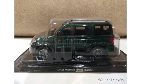 УАЗ - 3163 ’ПАТРИОТ’ №283, журнальная серия Автолегенды СССР (DeAgostini), Автолегенды СССР журнал от DeAgostini, 1:43, 1/43
