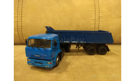 СЦЕПКА: КАМАЗ 5460 + МАЗ 9506 - 20, масштабная модель, Автоистория (АИСТ), scale43