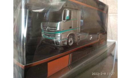 Mercedes-Benz Actros MP4 + НЕФАЗ 93341, масштабная модель, IXO + Автоистория, 1:43, 1/43