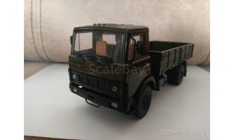 МАЗ 5337 БОРТОВОЙ (ХАКИ), масштабная модель, Автоистория (АИСТ), 1:43, 1/43
