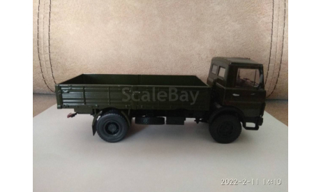 МАЗ 5337 БОРТОВОЙ (ХАКИ), масштабная модель, Автоистория (АИСТ), 1:43, 1/43