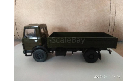 МАЗ 5337 БОРТОВОЙ (ХАКИ), масштабная модель, Автоистория (АИСТ), 1:43, 1/43