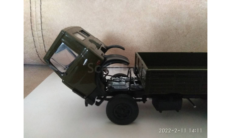 МАЗ 5337 БОРТОВОЙ (ХАКИ), масштабная модель, Автоистория (АИСТ), 1:43, 1/43
