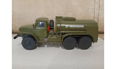 УРАЛ 375 ТЗ - 5 ’ОГНЕОПАСНО’ АЛГ 10, масштабная модель, МОДИМИО, 1:43, 1/43