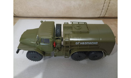 УРАЛ 375 ТЗ - 5 ’ОГНЕОПАСНО’ АЛГ 10, масштабная модель, МОДИМИО, 1:43, 1/43