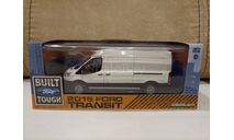Ford Transit Jumbo 2014 Oxford White (белый), масштабная модель, Greenlight Collectibles, scale43