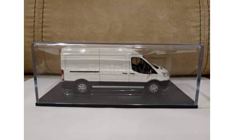 Ford Transit Jumbo 2014 Oxford White (белый), масштабная модель, Greenlight Collectibles, scale43