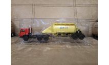 КАМАЗ-54112 с полуприцепом-муковозом АСП-25, масштабная модель, ПАО КАМАЗ, 1:43, 1/43