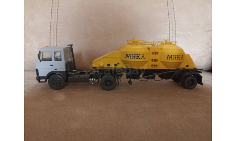МАЗ - 5432 с К4 - АМГ, масштабная модель, Автоистория (АИСТ), 1:43, 1/43