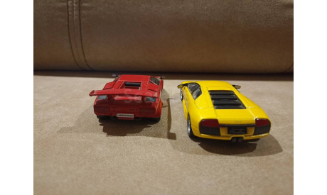 СУПЕРКАРЫ:  №9 Lamborghini Murcielago и №1 Lamborghini Countach, масштабная модель, Суперкары. Лучшие автомобили мира, журнал от DeAgostini, 1:43, 1/43