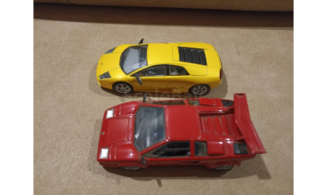 СУПЕРКАРЫ:  №9 Lamborghini Murcielago и №1 Lamborghini Countach, масштабная модель, Суперкары. Лучшие автомобили мира, журнал от DeAgostini, 1:43, 1/43