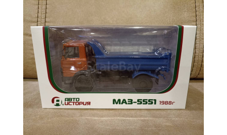 МАЗ - 5551(1988г.), масштабная модель, Автоистория (АИСТ), 1:43, 1/43