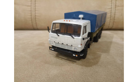 КАМАЗ 53212 БОРТОВОЙ С ТЕНТОМ, масштабная модель, ПАО КАМАЗ, 1:43, 1/43