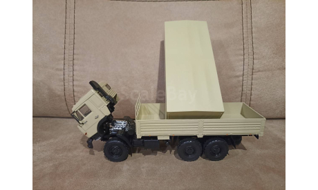 КАМАЗ - 43118 С ТЕНТОМ, масштабная модель, Автоистория (АИСТ), 1:43, 1/43