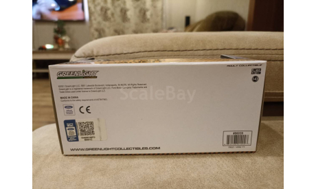 Ford Transit Jumbo 2014 Oxford White (белый), масштабная модель, Greenlight Collectibles, scale43