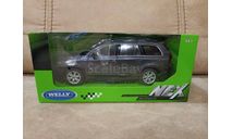 VOLVO XC90 Серый Металлик, масштабная модель, Welly, 1:24, 1/24