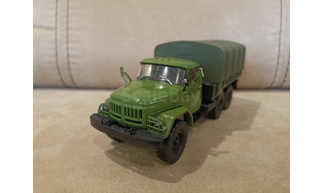 ЗИЛ - 131 с тентом, масштабная модель, Автолегенды СССР журнал от DeAgostini, 1:43, 1/43