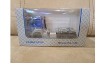 КАМАЗ - 65206 СИНИЙ, масштабная модель, ПАО КАМАЗ, 1:43, 1/43