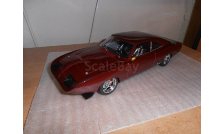 1969 Dodge Charger Daytona (Castom) Fast and Furious Six - Greenlight, масштабная модель, 1:18, 1/18