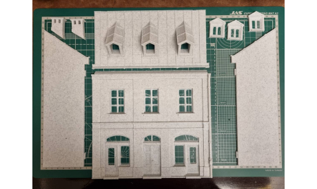 Макет здания (половина) 1/43 3д-печать, элементы для диорам