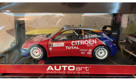 Citroen Xsara WRC 2004 winner rallye Monte-Carlo, масштабная модель, Autoart, scale18, Citroën