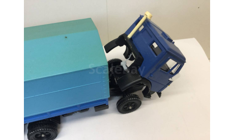 Камаз 5320 с тентом ранний. Элекон., масштабная модель, scale43