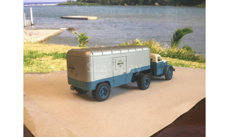 Газ 51П с полуприцепом ПАЗ-744.  СарЛаб., масштабная модель, scale43