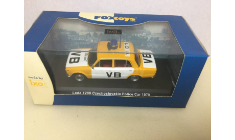 М 1:43.  Lada 1200. Ваз 2101. Полиция ЧССР. FoxToys., масштабная модель, IXO Road (серии MOC, CLC), 1/43