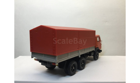 Камаз 5320 с тентом ранний., масштабная модель, Элекон, scale43