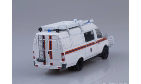 ГАЗель 2705 «МЧС». АНС №37. DeA., запчасти для масштабных моделей, Автолегенды СССР журнал от DeAgostini, scale43