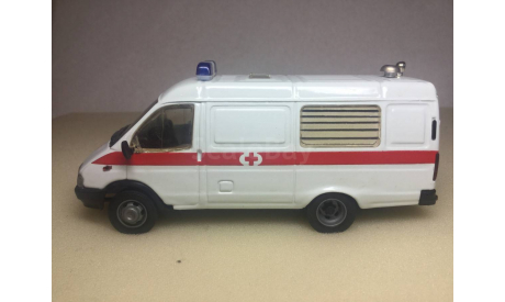 Газель 2 тип решетки. «Скорая помощь».  Агат., масштабная модель, Агат/Моссар/Тантал, scale43