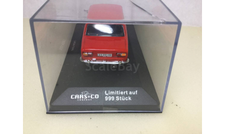 Lada 1200. Ваз 2101. КРАСНАЯ. Cars &Co., масштабная модель, Car&co, scale43