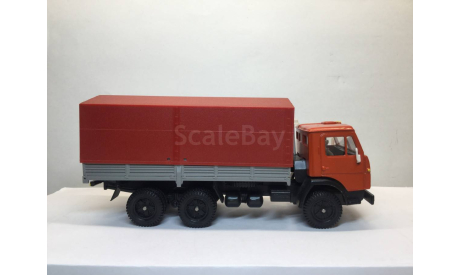 Камаз 5320 с тентом ранний., масштабная модель, Элекон, scale43