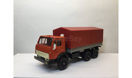 Камаз 5320 с тентом ранний., масштабная модель, Элекон, scale43