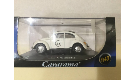 VW Beetle.  Модель - киногерой.  Cararama. Карарама., масштабная модель, Volkswagen, Bauer/Cararama/Hongwell, scale43
