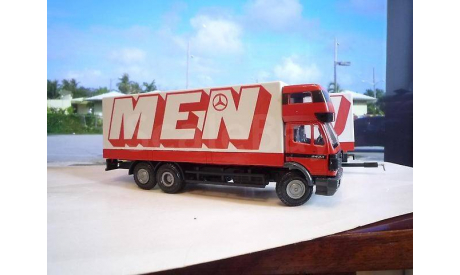 Mercedes-Benz  с прицепом., масштабная модель, scale43