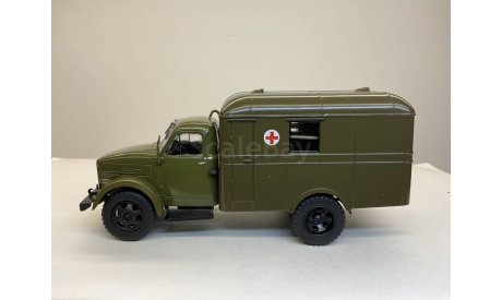 Санитарный фургон АС-3 на шасси Газ-51А., масштабная модель, MODIMIO, scale43