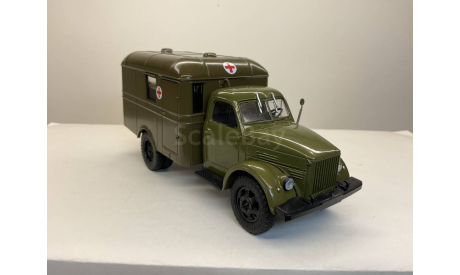 Санитарный фургон АС-3 на шасси Газ-51А., масштабная модель, MODIMIO, scale43